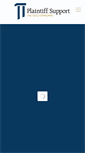 Mobile Screenshot of plaintiffsupport.com